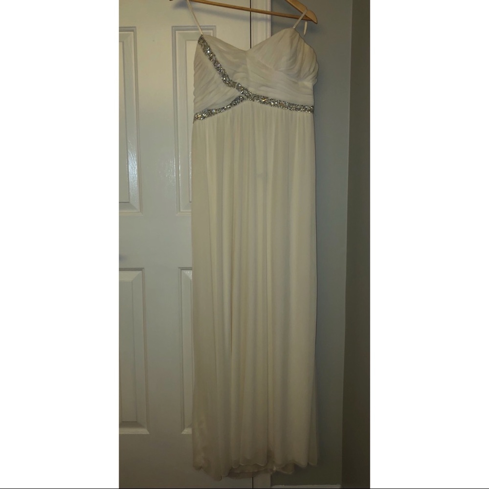 Strapless Rhinestone Dress